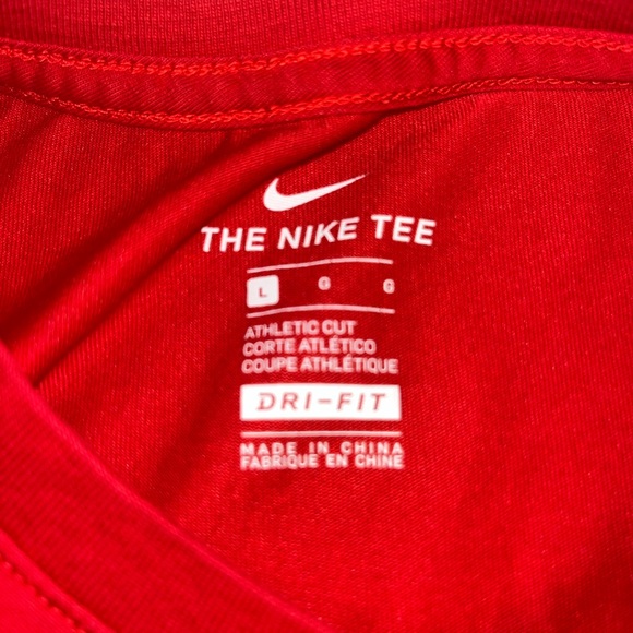 Nike Boys Athletic Cut Dri-Fit T-Shirt - Picture 6 of 7